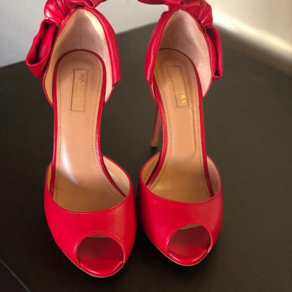 Aquazzura Versailles peep toe pumps, Size 38.5 - Picture 2 of 8